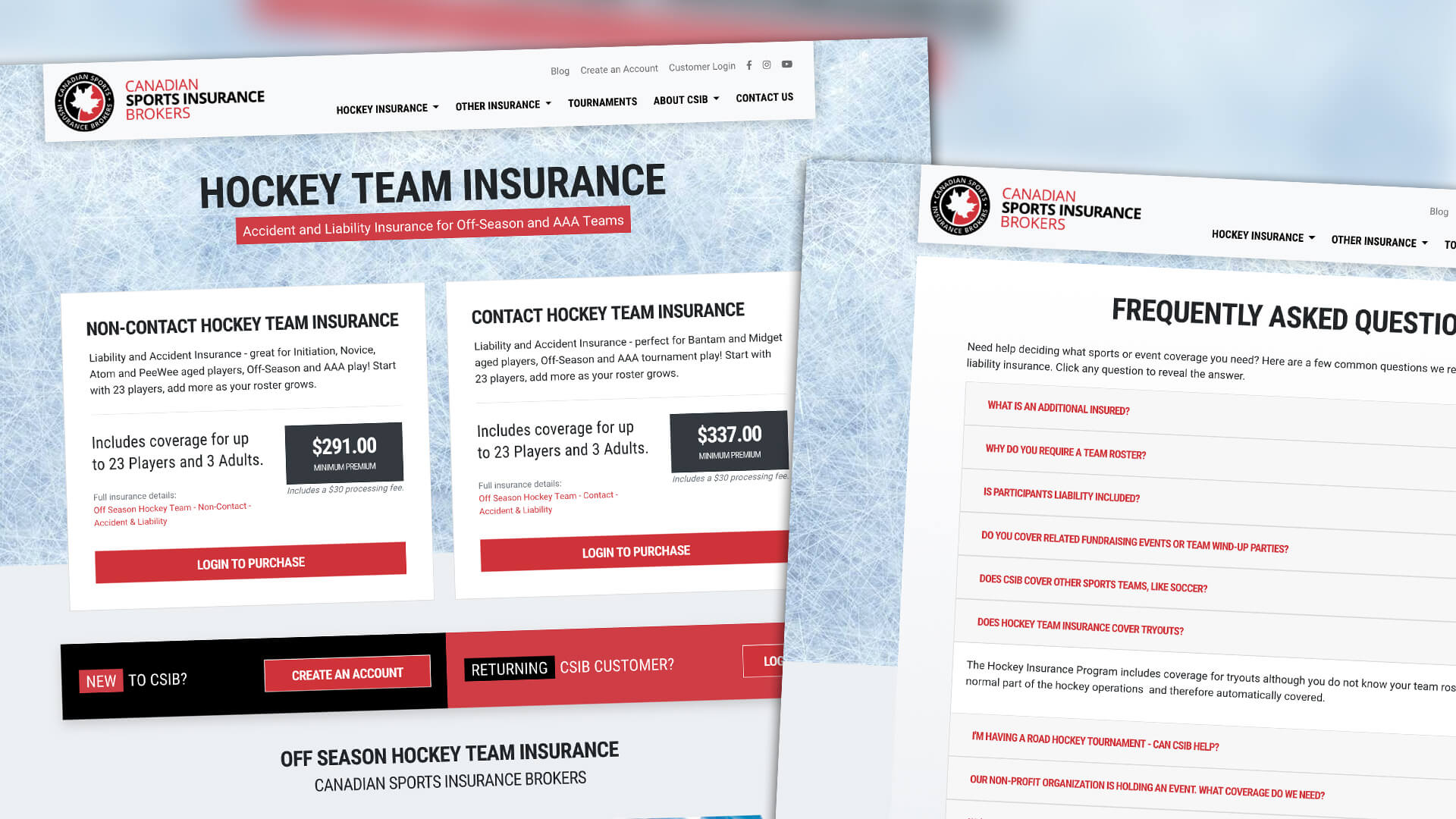 Amplify Digital Marketing Corporation, Canadian Sports Insurance Brokers, eCommerce, Canadian Sports Insurance Brokers Website, Portfolio Image, Canadian Sports Insurance Brokers, eCommerce, Canadian Sports Insurance Brokers Website, Portfolio Image,