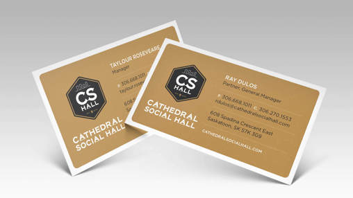 CS Hall Business Cards