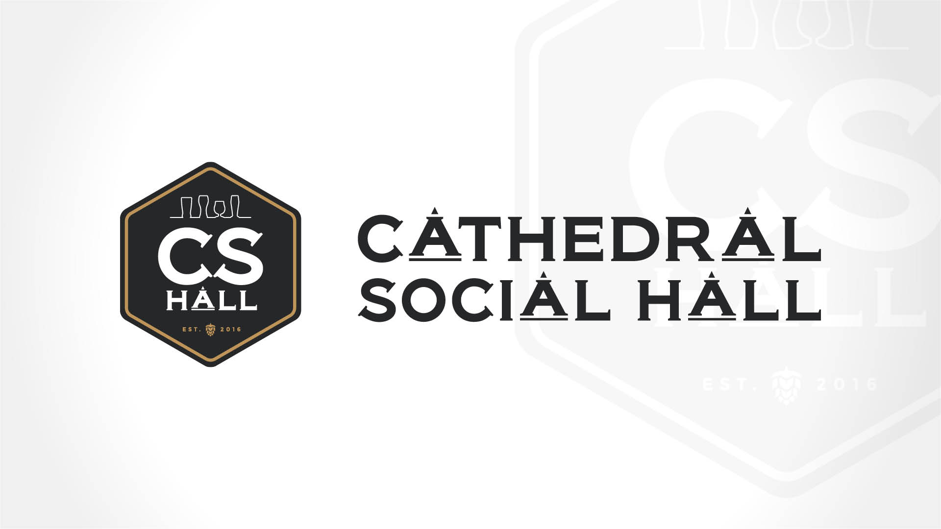 Cathedral Social Hall, Logo, Cathedral Social Hall Logo, Portfolio Image