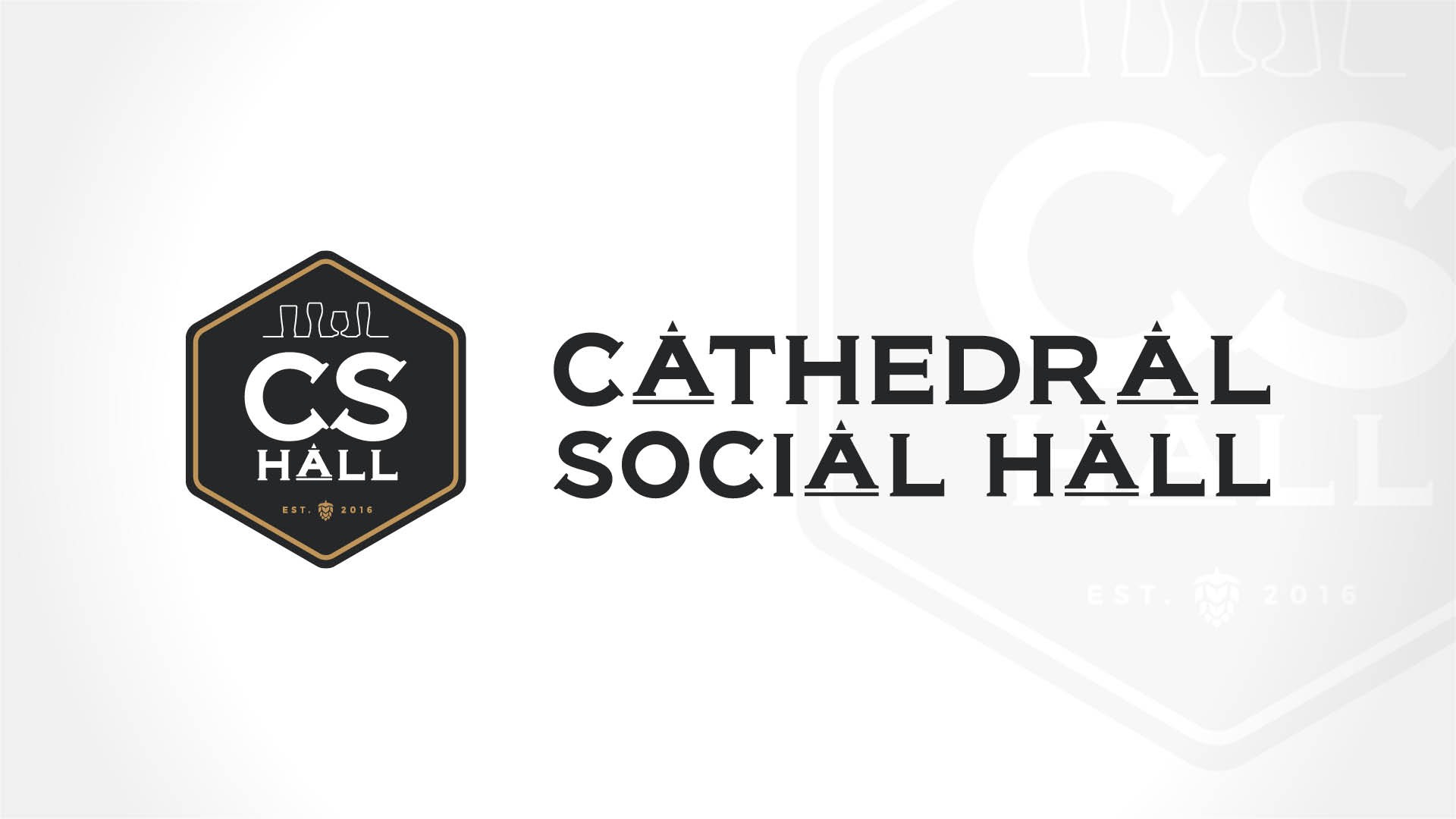 Amplify Digital Marketing Corporation, Cathedral Social Hall, Logo, Cathedral Social Hall Logo, Portfolio Image Cathedral Social Hall, Logo, Cathedral Social Hall Logo, Portfolio Image