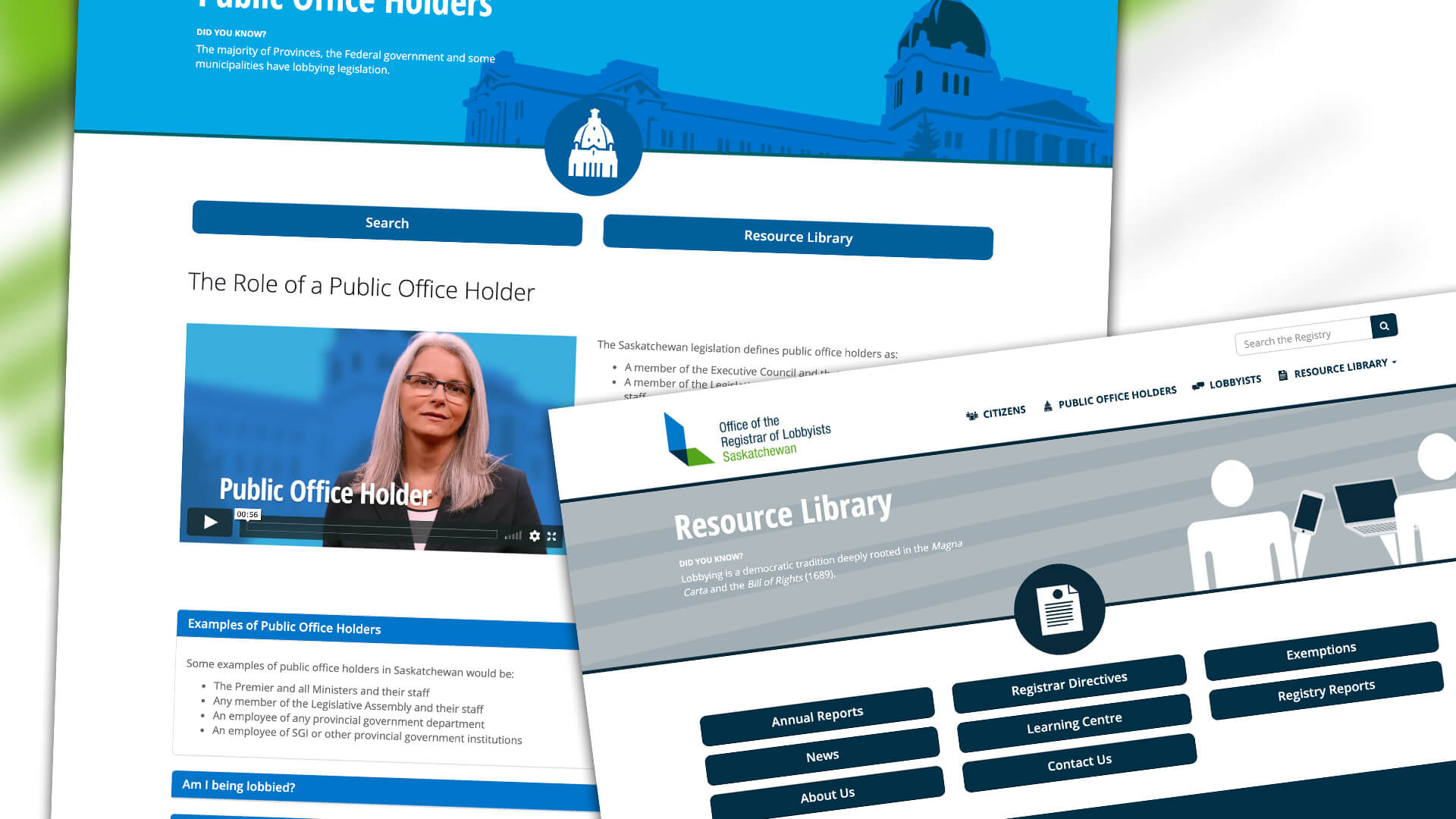 Amplify Digital Marketing Corporation, Office of the Registrar of Lobbyists Saskatchewan, Website, Registrar of Lobbyists Saskatchewan Website, Portfolio Image, Office of the Registrar of Lobbyists Saskatchewan, Website, Registrar of Lobbyists Saskatchewan Website, Portfolio Image,