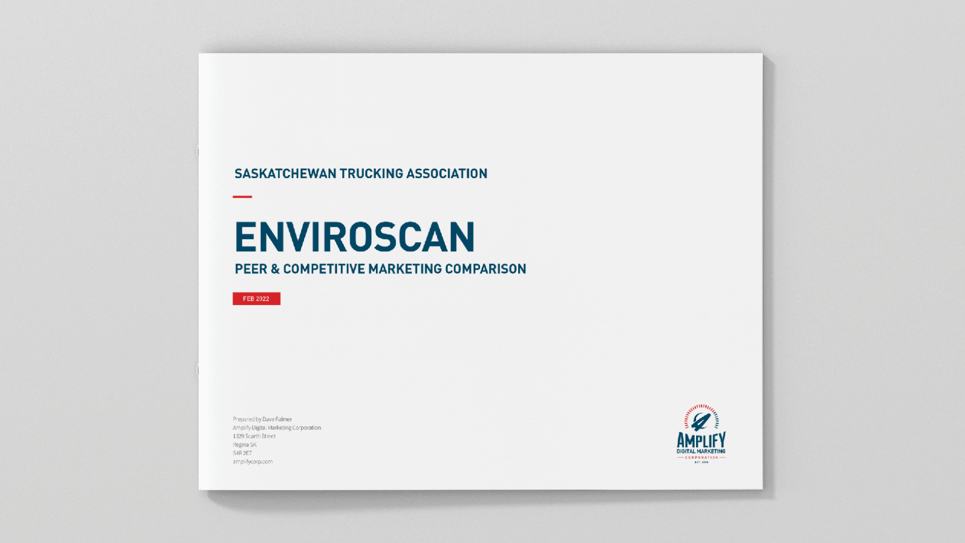 Amplify Digital Marketing Corporation, Saskatchewan Trucking Association, Consulting, Trucking Industry EnviroScan, Portfolio Image, Saskatchewan Trucking Association, Consulting, Trucking Industry EnviroScan, Portfolio Image,