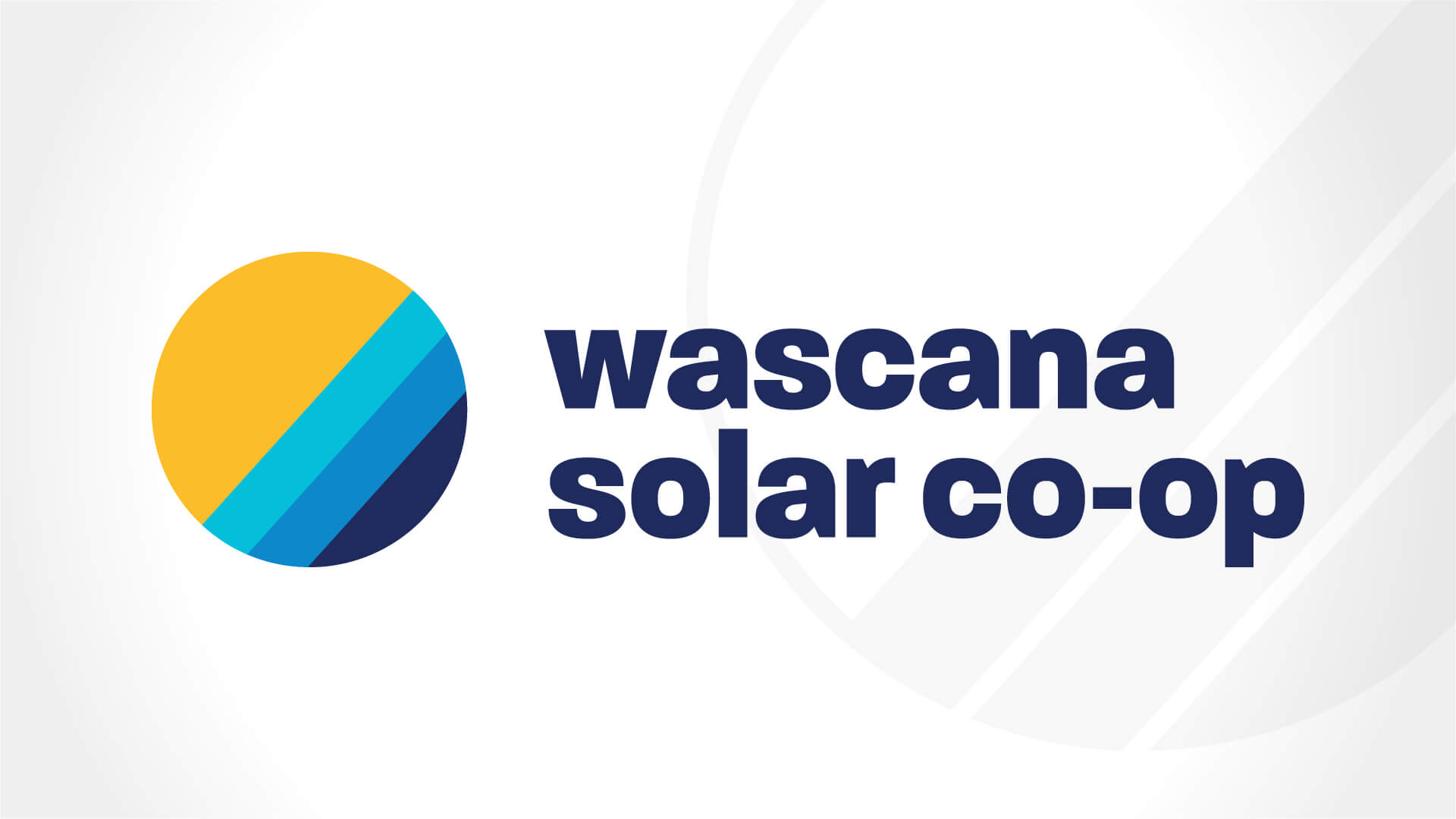 Wascana Solar Co-operative, Logo, Wascana Solar Co-op Visual Identity, Logo, Portfolio Image