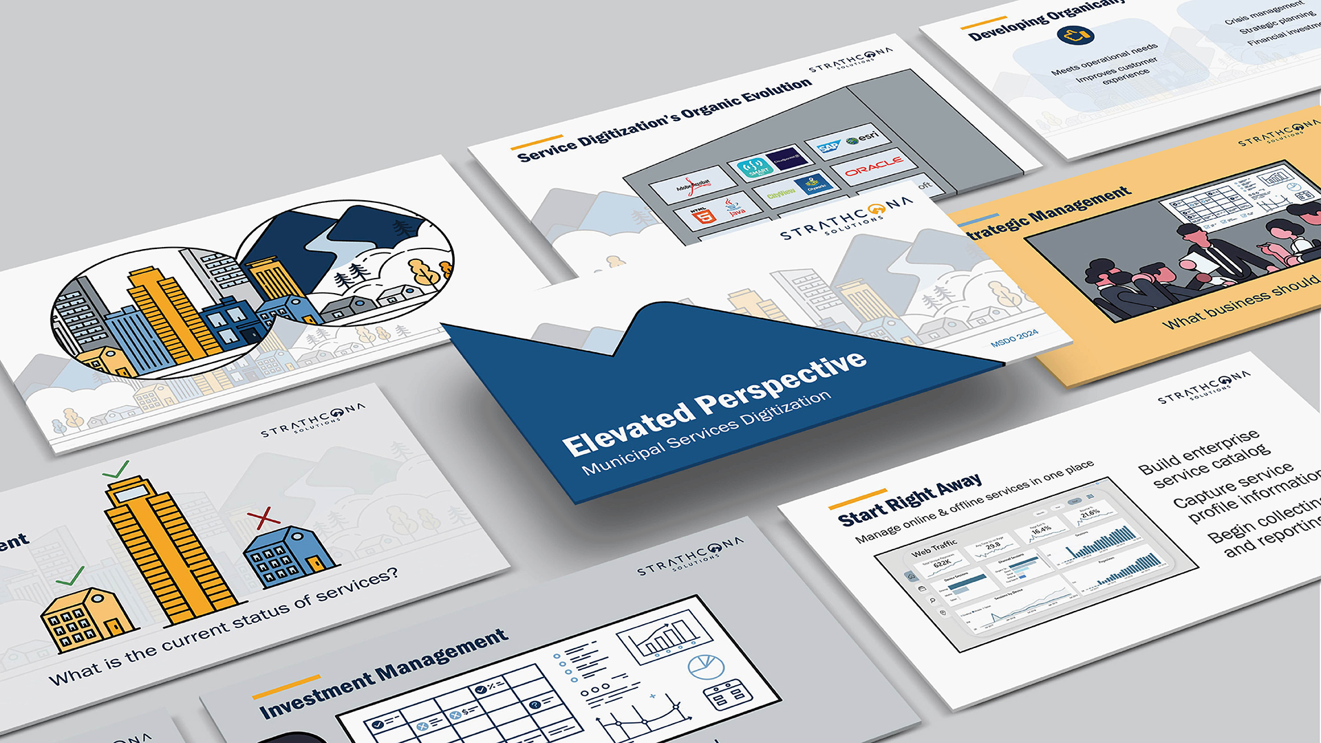 Amplify Digital Marketing Corporation, Strathcona Solutions Inc., Design, Elevated Perspective, Portfolio Image, Presentation Illustrations Strathcona Solutions Inc., Design, Elevated Perspective, Portfolio Image, Presentation Illustrations