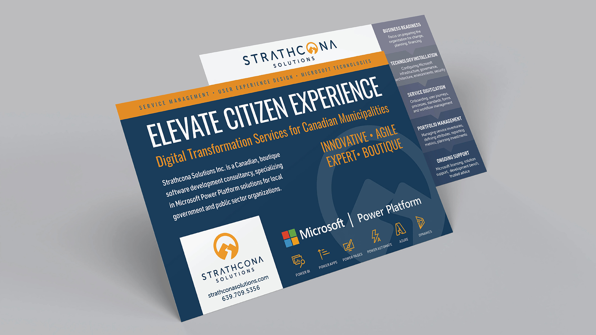 Amplify Digital Marketing Corporation, Strathcona Solutions Inc., Design, Elevated Perspective, Portfolio Image Strathcona Solutions Inc., Design, Elevated Perspective, Portfolio Image