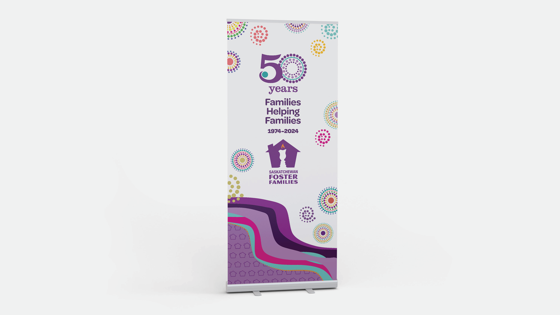 Saskatchewan Foster Families Association, Creative, Saskatchewan Foster Families Association Trade Show Display, Portfolio Image, 