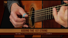 The Ray Bell FingerStyle Guitar training course includes 10 full lessons, with supporting practice patterns at various tempos for each. This video is an example of one complete lesson.