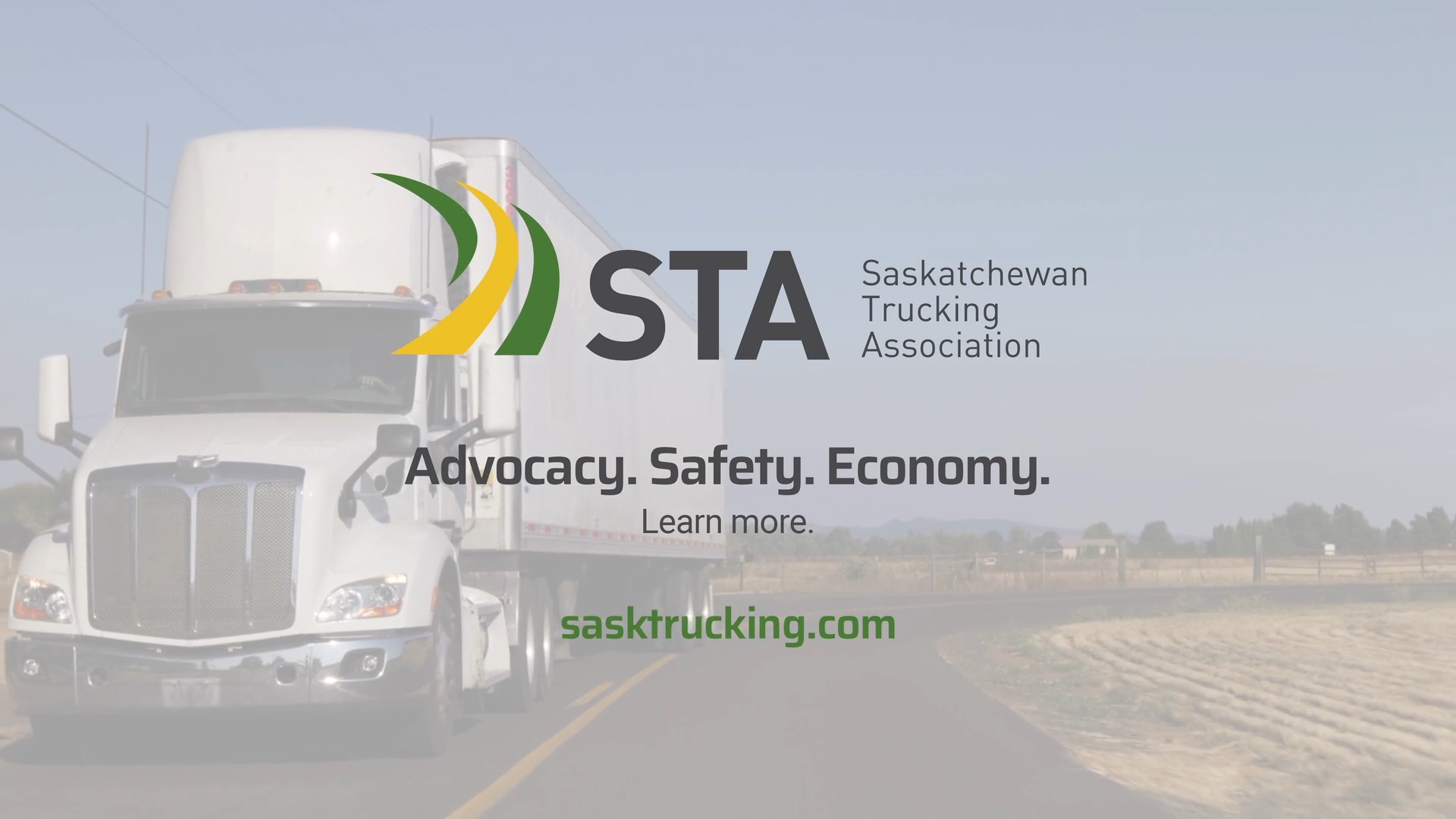Amplify Digital Marketing Corporation, Saskatchewan Trucking Association, Video, Public Service Announcement - Promo, Portfolio Image, Saskatchewan Trucking Association, Video, Public Service Announcement - Promo, Portfolio Image,