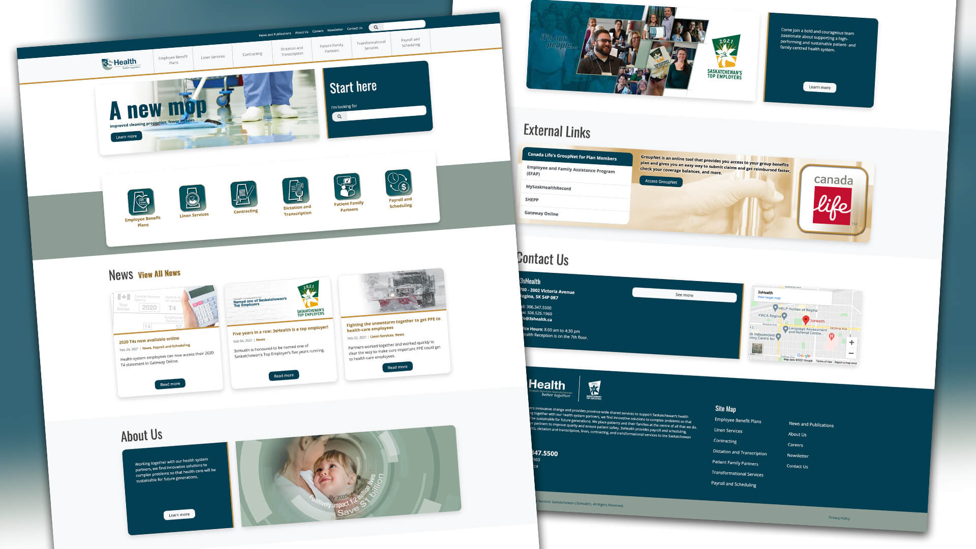 Amplify Digital Marketing Corporation, 3sHealth, Website, 3sHealth Website, Portfolio Image 3sHealth, Website, 3sHealth Website, Portfolio Image