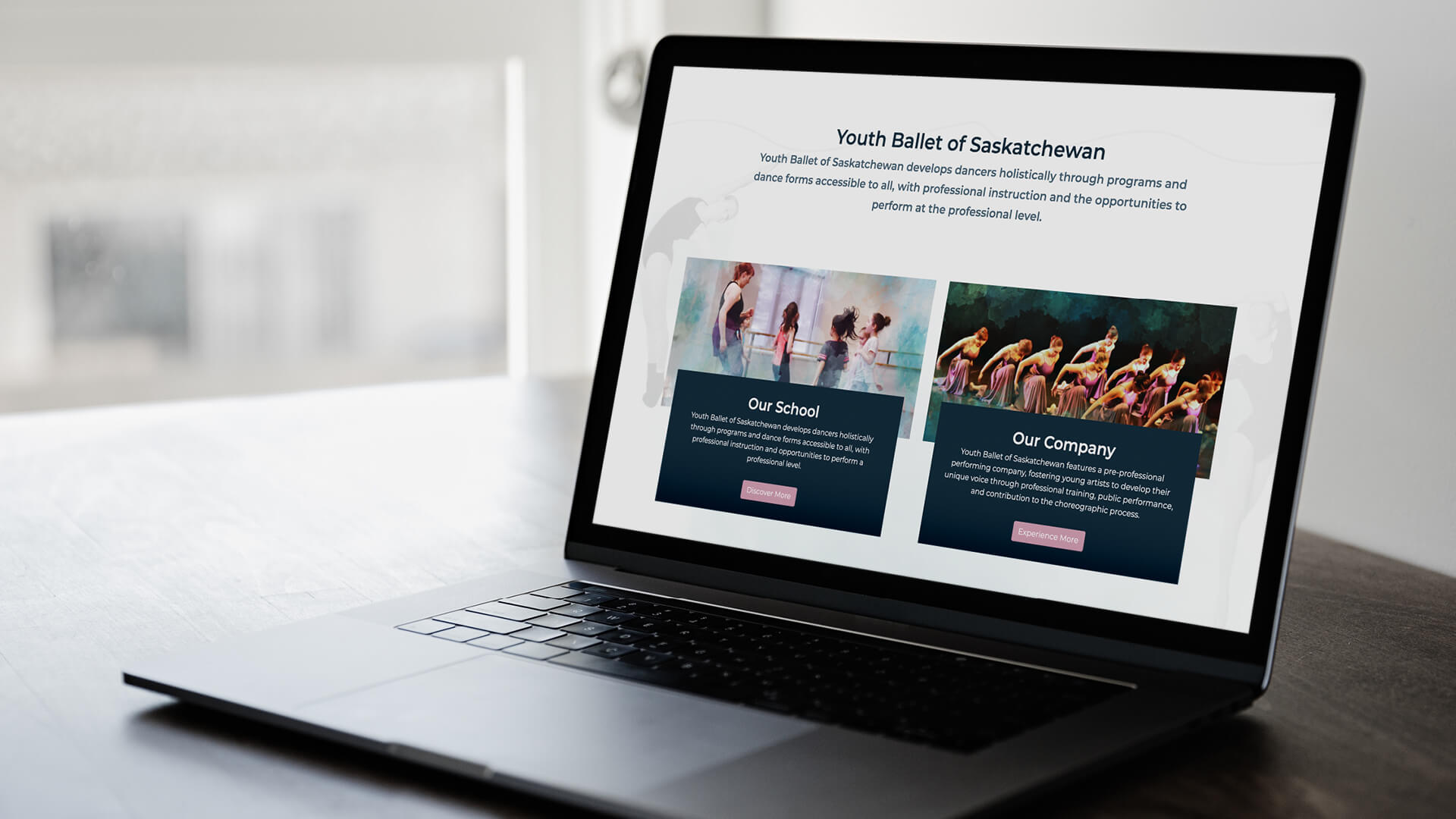 Amplify Digital Marketing Corporation, Youth Ballet of Saskatchewan, Website, Youth Ballet of Saskatchewan Website, Portfolio Image, Youth Ballet of Saskatchewan, Website, Youth Ballet of Saskatchewan Website, Portfolio Image,